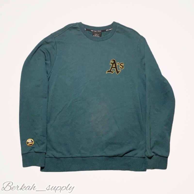 THRIFT CREWNECK MLB ATHLETICS