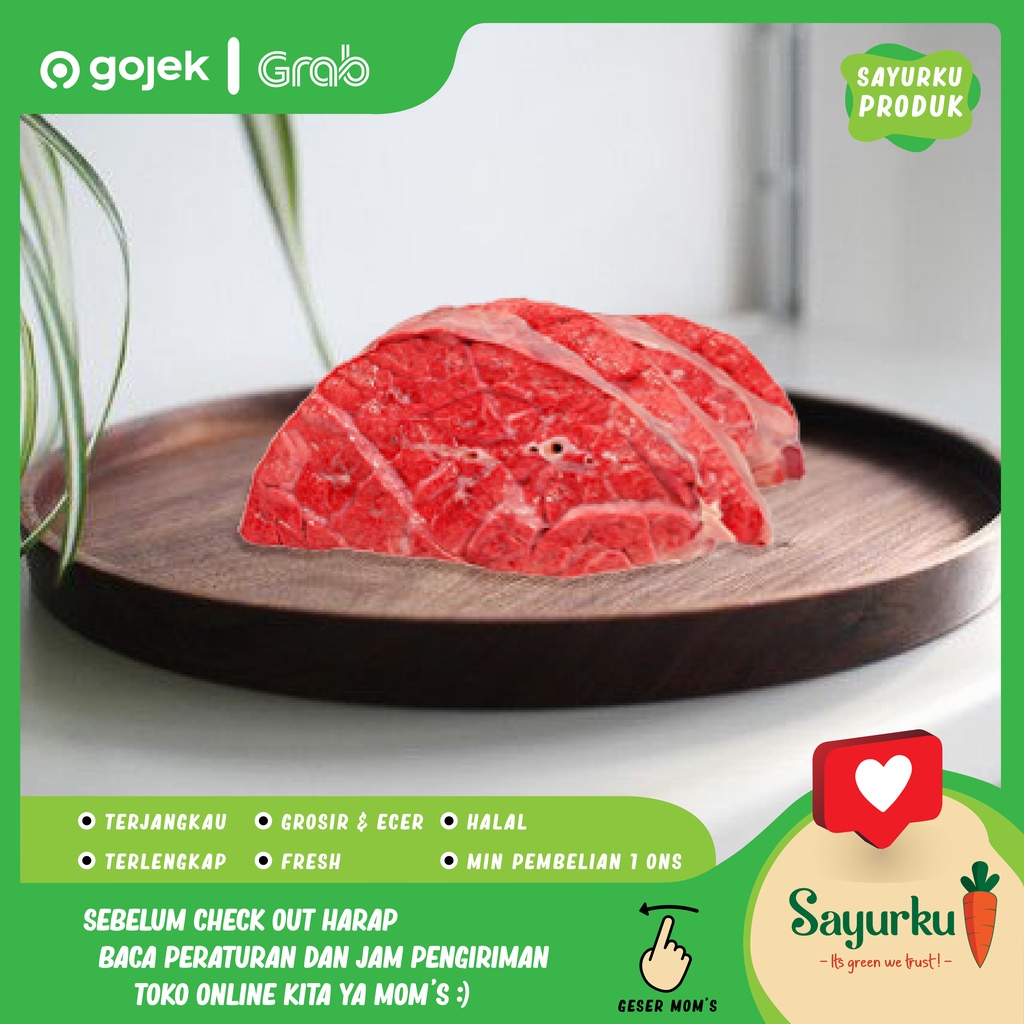 

paru sapi fresh 500 gr