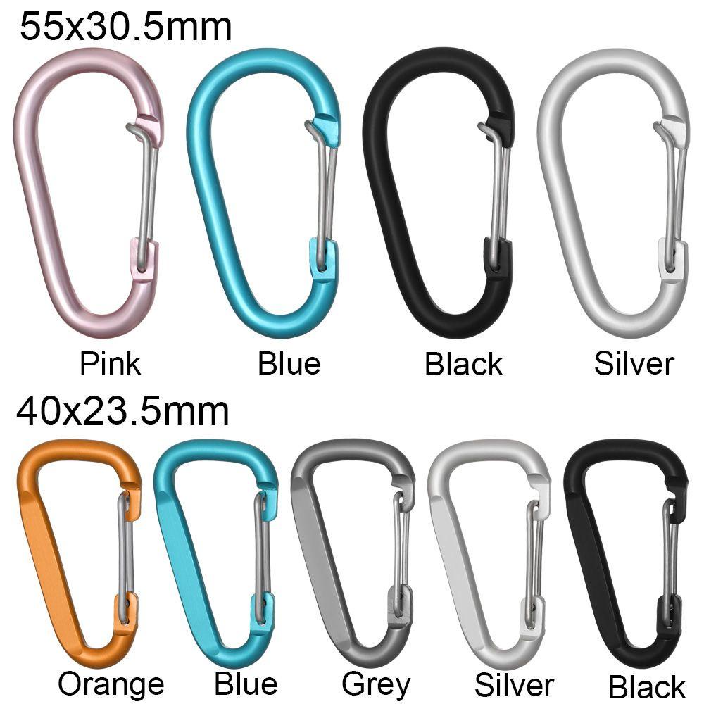 Suyo Tombol Panjat Kualitas Tinggi Peralatan Multicolor Aluminium Alloy Carabiner