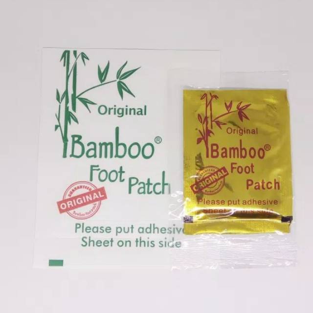 koyo kaki penyerap racun bamboo gold original detox foot patch