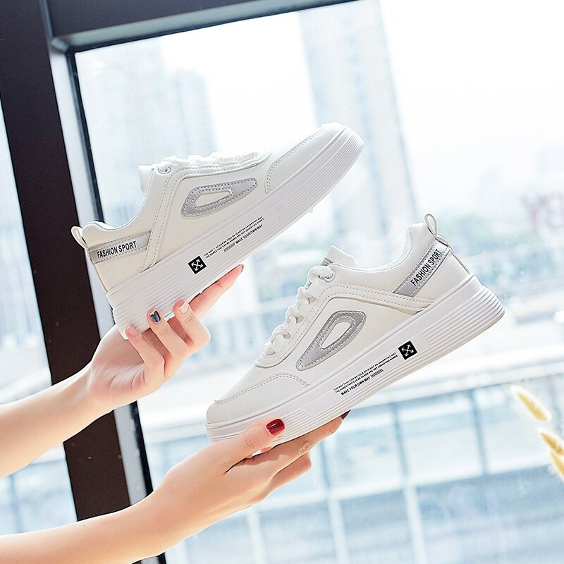Sepatu Sneaker Wanita SneaAmbigo Fashion - Sepatu Sneakers Wanita OWN WAY Casual Shoes - Sepatu Wanita Korea Kekinian Trendyker ISHTAR OWN WAY Runing Shoes Sepatu Import Olaharaga Cewe Santai