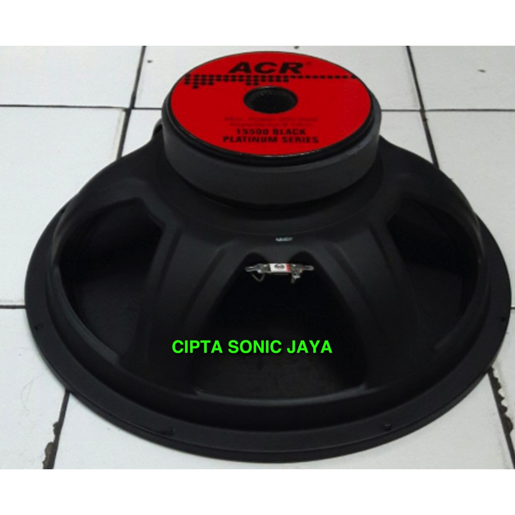 Speaker ACR 15 inch 15500 Black Platinum Series ORIGINAL SINAR BAJA