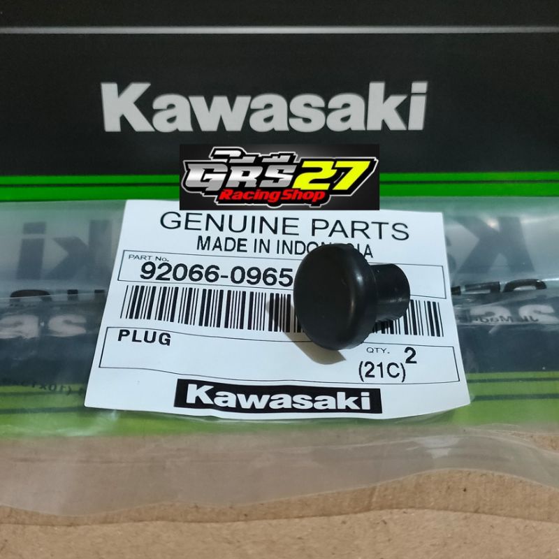 KARET TUTUP LUBANG SPION NINJA R RR SS KLX DTRACKER BEAT VARIO ORI ORIGINAL KAWASAKI-1pcs (Satuan)