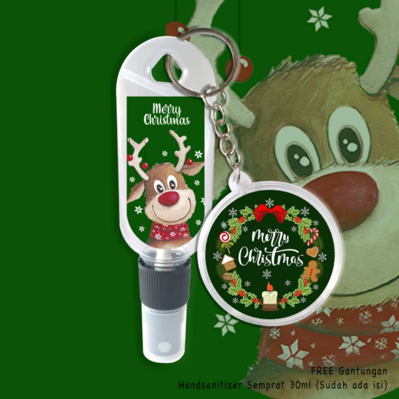 HAND SANITIZER NATAL RUSA TANDUK/SOUVENIR HAND SANITIZER NATAL