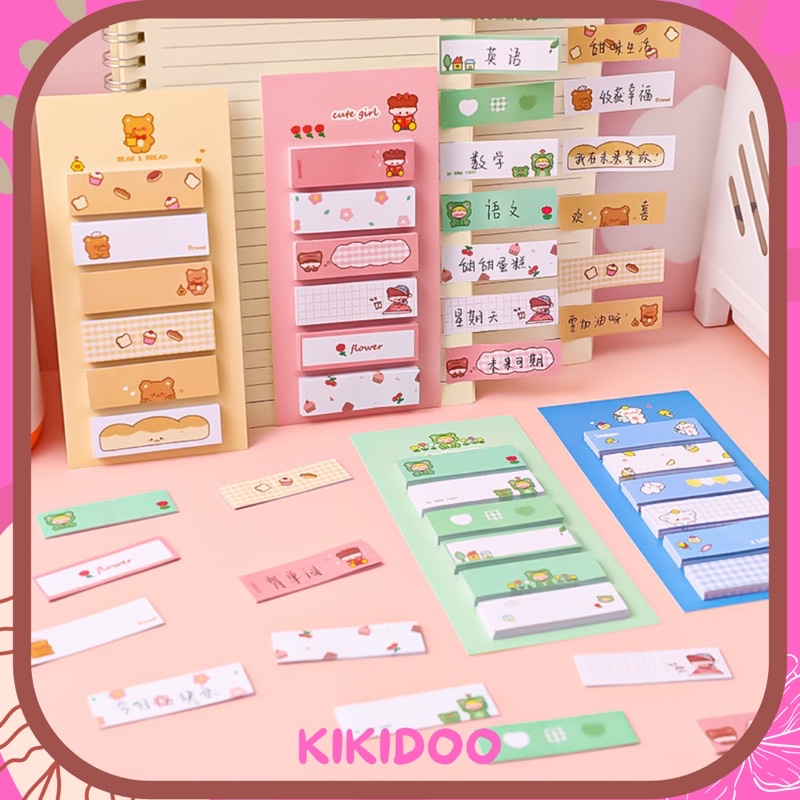 

KIKIDOO PEMBATAS BUKU STICKY NOTES ANIMAL LUCU KAWAII MEMO MINI RT66