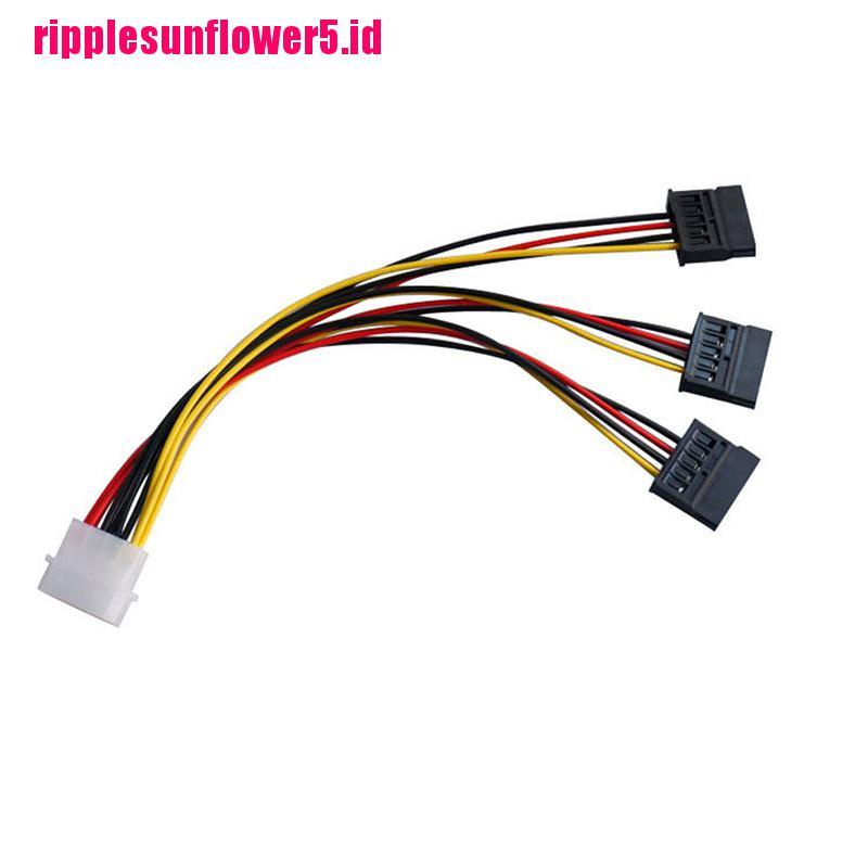 Kabel Extension Power Splitter Ide Molex 4pin Ke 3 Serial / SATA