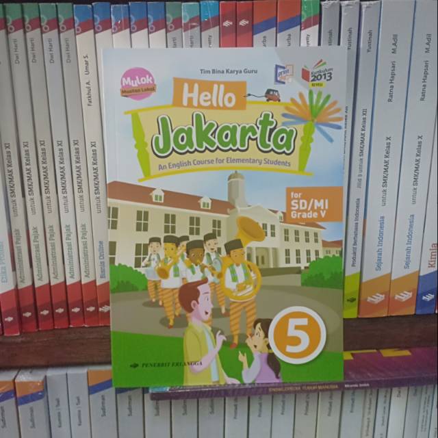 Buku Hello Jakarta Kelas 5 SD/Mi K13N Revisi Erlangga