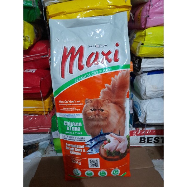 (Grab/ Gojek) Makanan Kucing Maxi Cat 20 Kg - Makanan Kucing Semua Usia Maxi