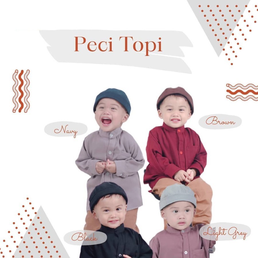 Peci Topi Polos / Peci Unik / Miki Hat Aahva