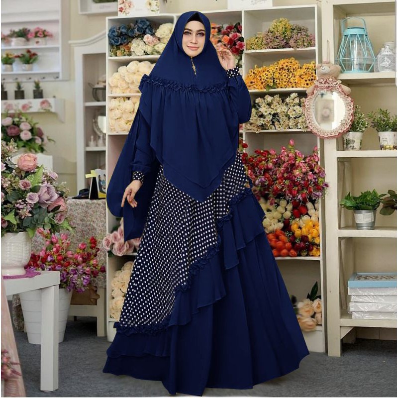 SYARI EKARIA, MOSCREPE, GAMIS HIJAB MUSLIM, MAXY DRESS