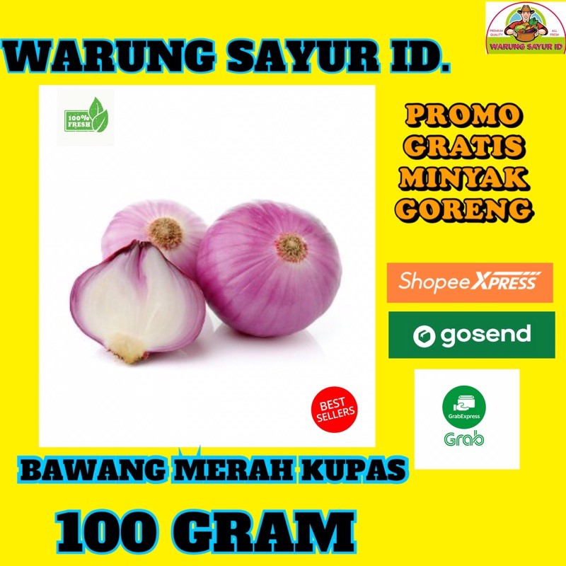 

BAWANG MERAH KUPAS 100 GRAM