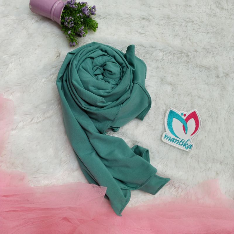 PASHMINA KUPING JERSEY NUNA HIJAB INSTAN PASHMINA VIRAL-Wardah