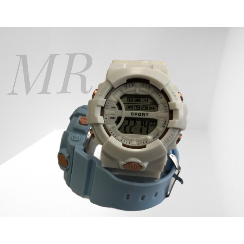 Jam Tangan Wanita Kasual Sporty Anti air Strap Rubber