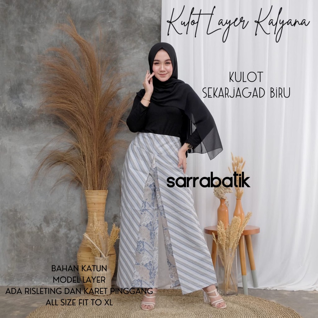 [BISA SET] Blus Kalyana #3 Batwing Batik Brokat Brukat Renda Jumbo Pastel Atasan Batik Soft Pesta