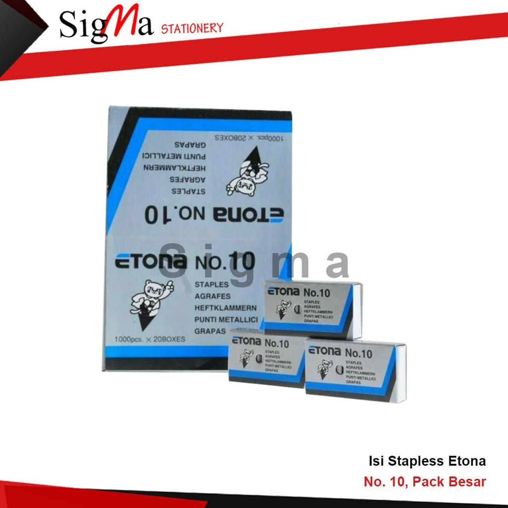 

Isi Staples ETONA no. 10 (Pack isi 20 pcs)