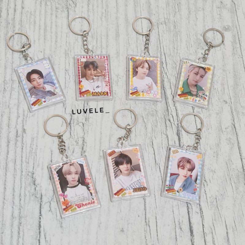 NCT Dream Acrylic Clear Keychain Gantungan Kunci Akrilik