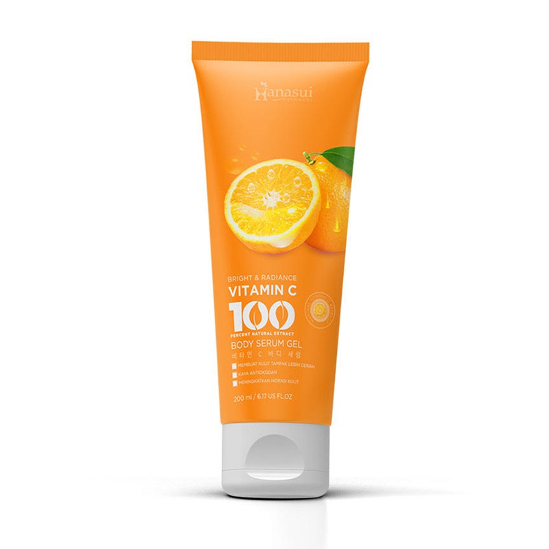 Hanasui Body Serum Gel Vitamin C 200ml Shopee Indonesia