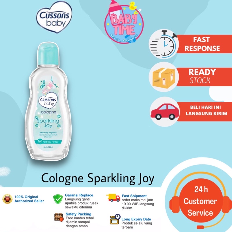 Cussons Baby Cologne [Sparkling Joy] / Parfum bayi / Minyak wangi bayi