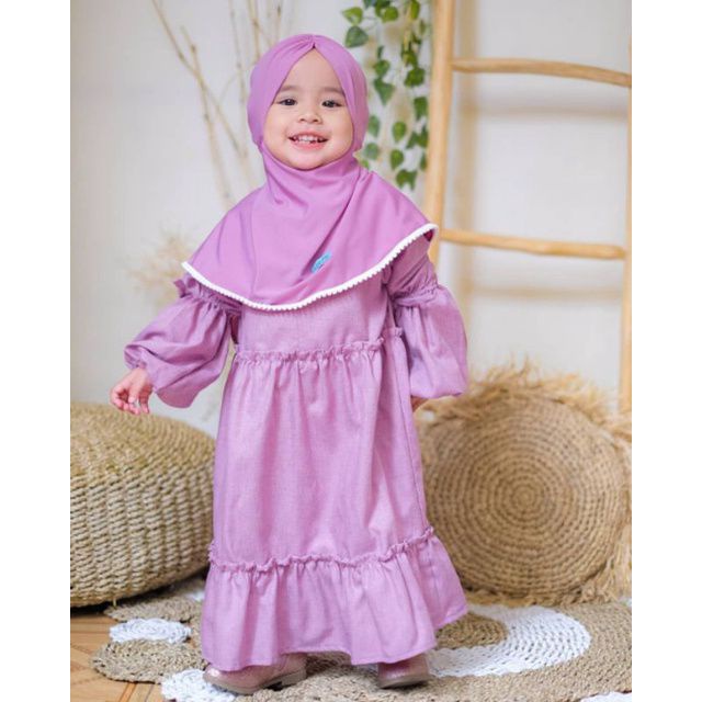 GAMIS ANAK KATUN MADINAH SET HIJAB
