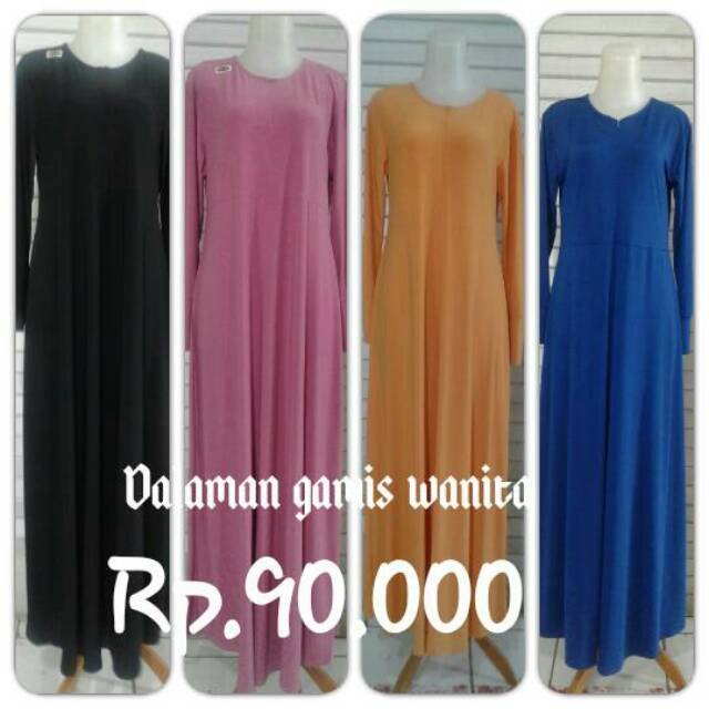 Dalaman Gamis polos
