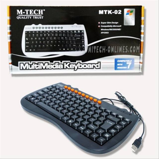 Keyboard multimedia mini m-tech 02 - Keyboard m-tech mtk-02