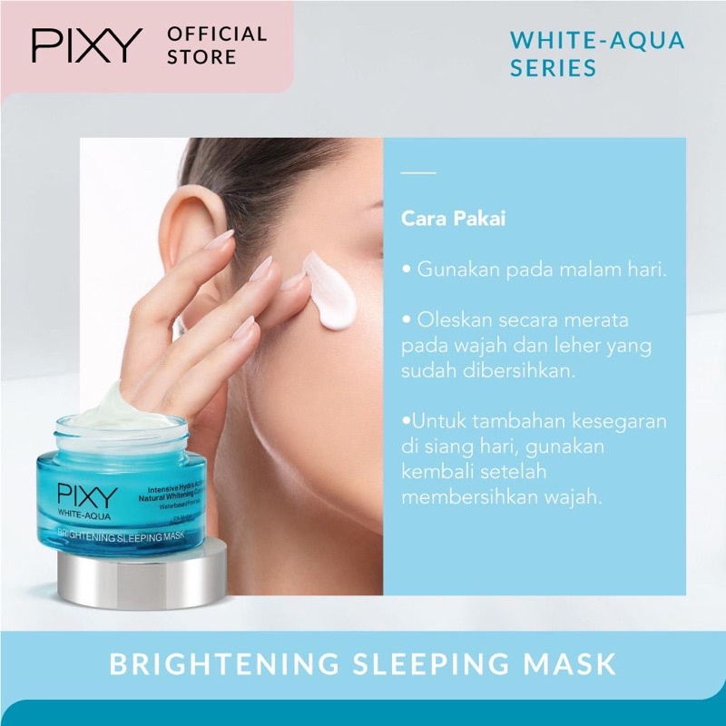 Pixy White Aqua Brightening Sleeping Mask