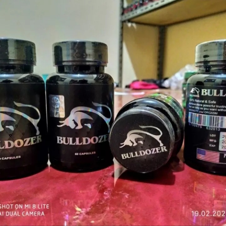 BULLDOZER ASLI SUPLEMEN STAMINA PRIA - obat kuat dan tahan lama