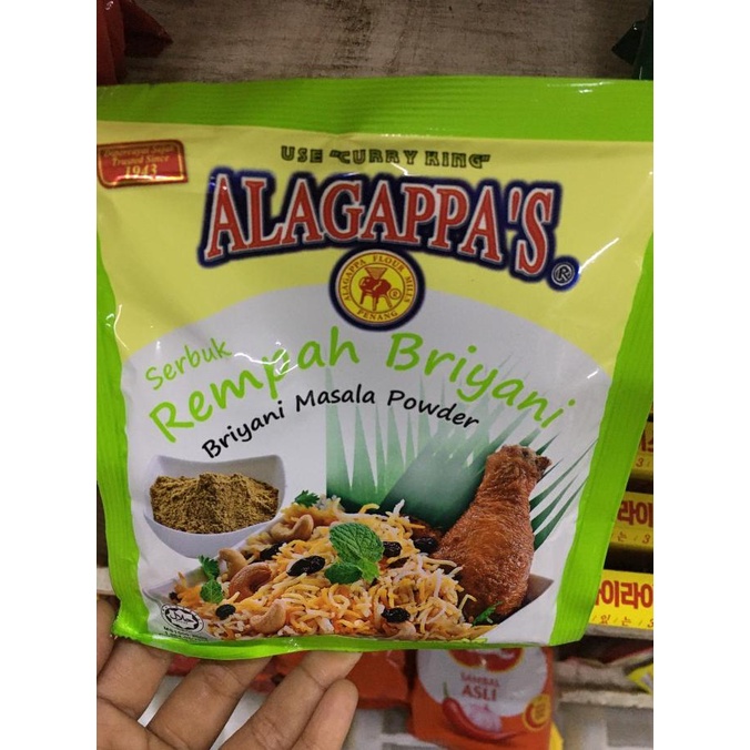 

\\\\\] bumbu alagapas rempah briyani halal