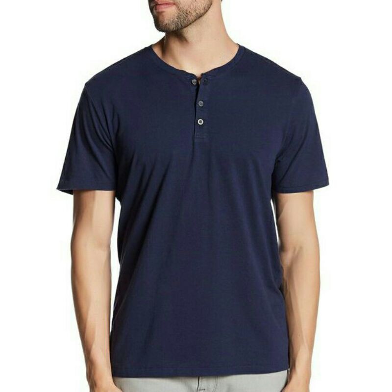 KAOS POLOS PRIA / KAOS POLOS PRIA KANCING TIGA