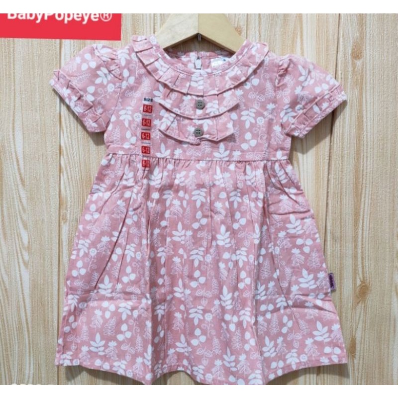 Baby Popeye Dress anak perempuan
