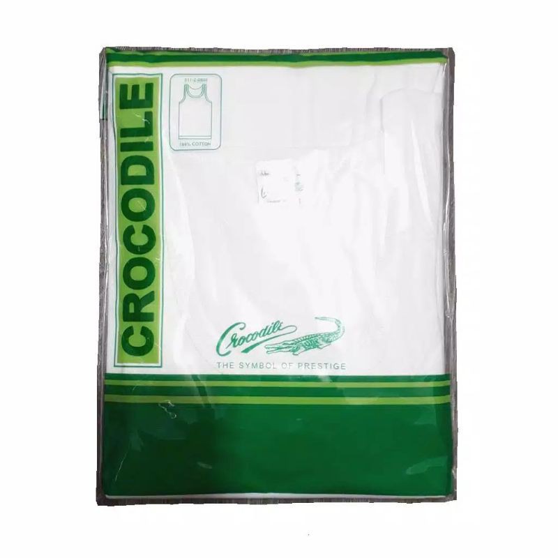 CROCODILE KAOS SINGLET TANKTOP 808 PUTIH Original