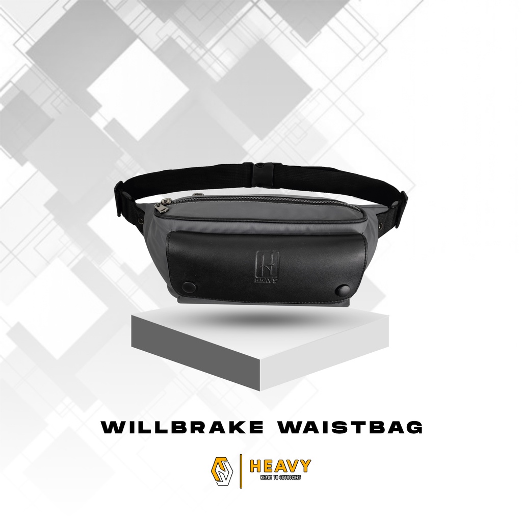 Tas Waistbag Distro Heavy Waterproof | tas pria tas pinggang heavy anti air premium