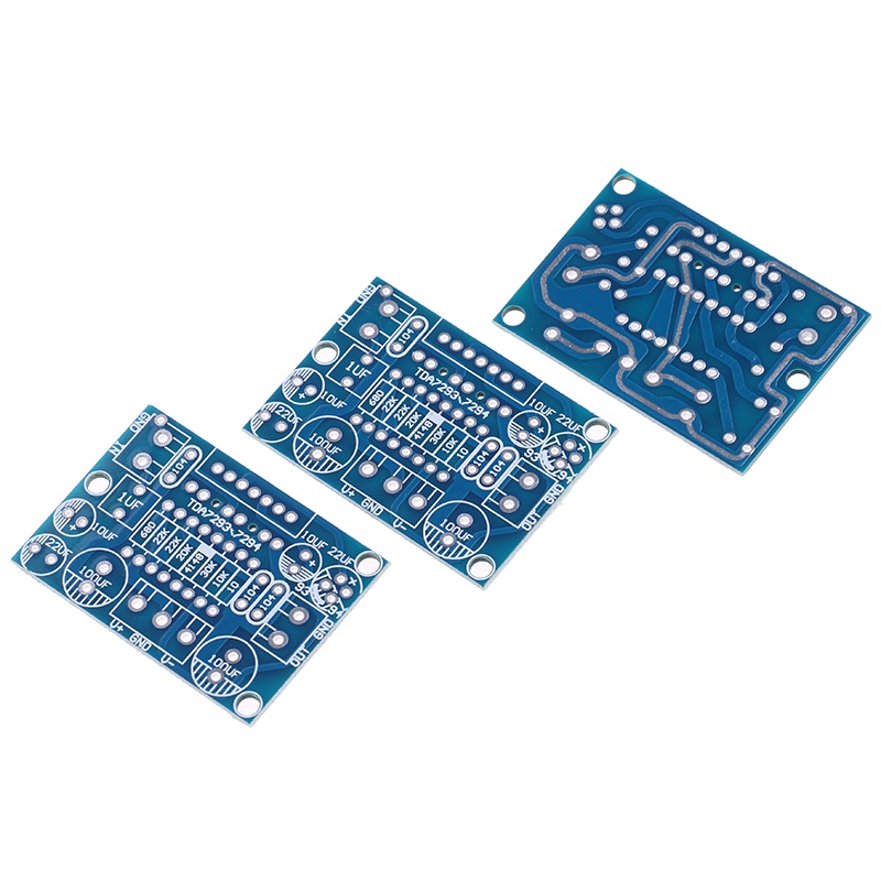 3pcs Papan Sirkuit PCB Bare Amplifier Mono Channel TDA7293