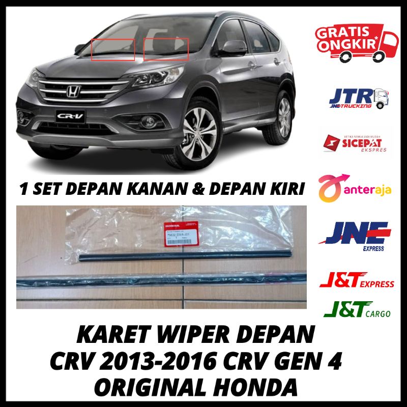 Karet Wiper Depan Set Crv 2013 2014 2015 2016, CRV Gen 4