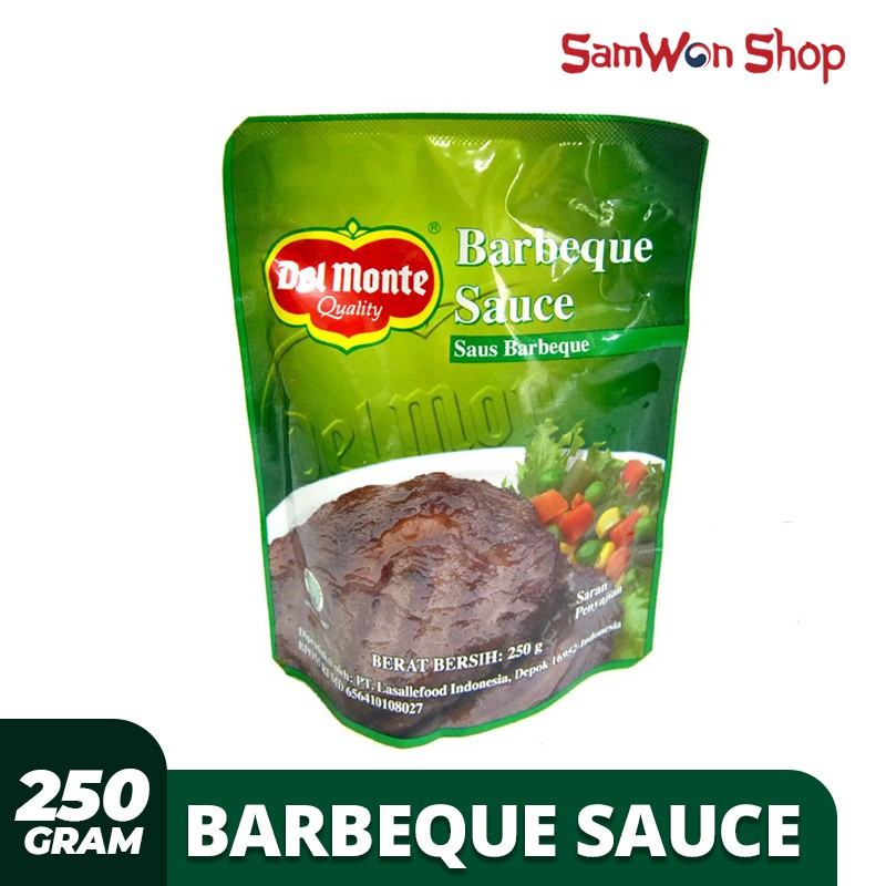 

DEL MONTE SAOS BBQ POUCH 250 GRAM - SAUS BARBEQUE DELMONTE