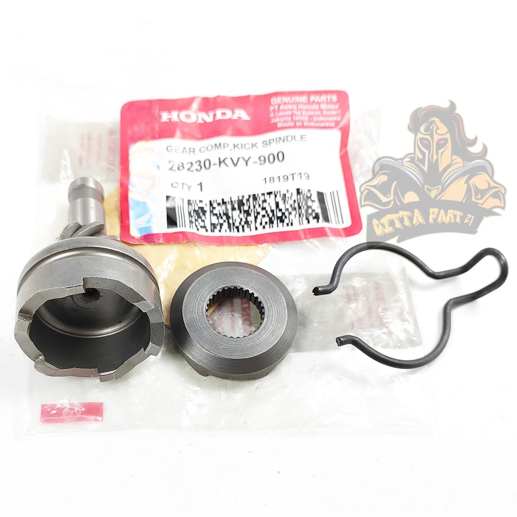KICK STATER GEAT GIGI PINION HONDA KVY KUALITAS ASLI ORIGINAL HONDA PRESISI AWET DAN DIJAMIN MANTAP SCOOPY KARBU SPACY KARBU VARIO 110 KARBU BEAT KARBU