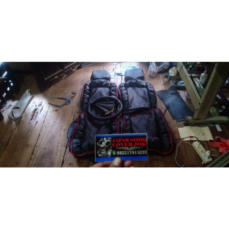 sarung jok model sofa wajik pickup Apv mega cary