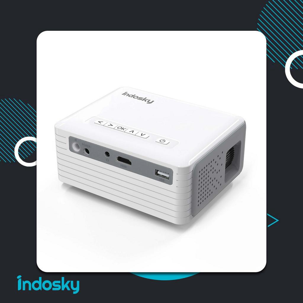 GARANSI 1 TAHUN Proyektor SKY M8 Original Full HD | INDOSKY M8 WiFi | Proyektor Mini Original | Projector Original | Proyektor Mini | Proyektor HD | Proyektor Portable | Proyektor Garansi 1 Tahun | Pusat Proyektor Indonesia