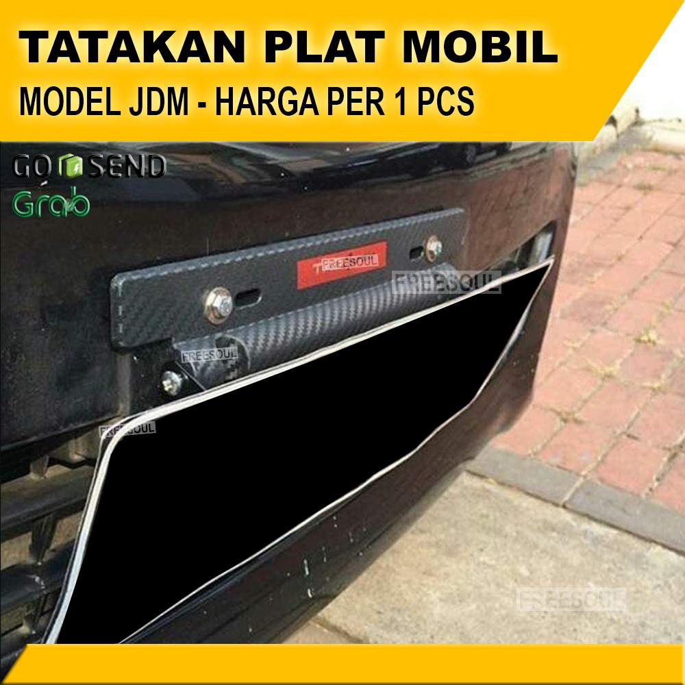 Plat Nomor Mobil JDM Karbon - Dudukan Plat Mobil Carbon