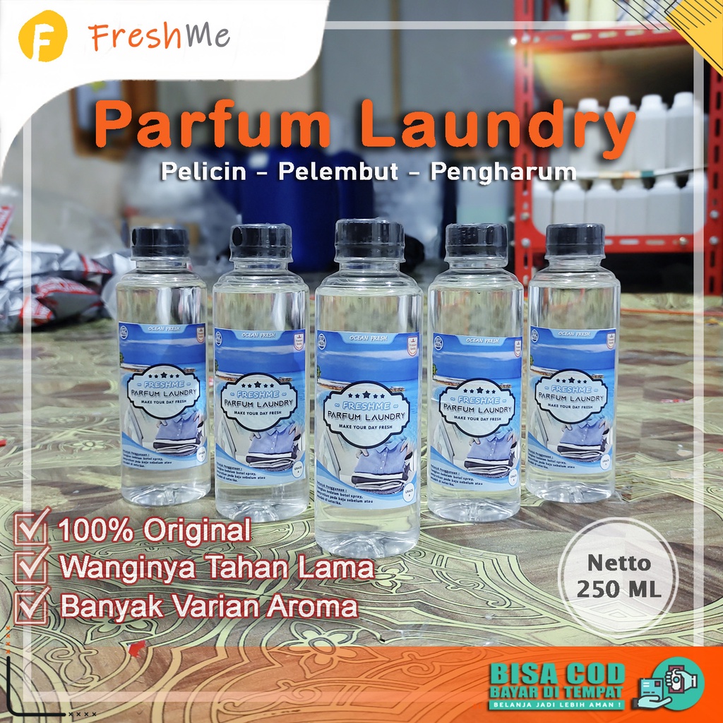 [COD] Parfum Laundry Aroma Ocean Fresh Harum tahan lama | Pelicin dan pelembut pakaian anti jamur