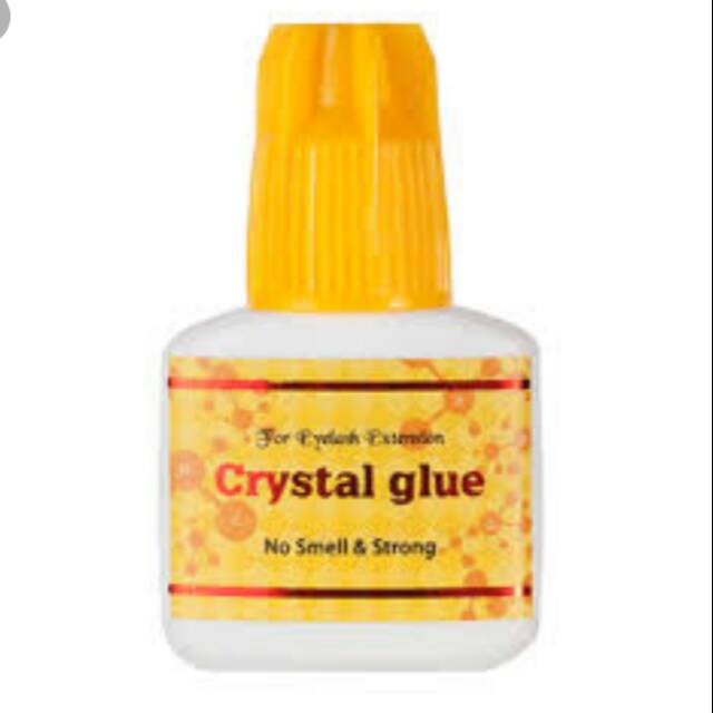 CRYSTAL GLUE YELLOW EYELASH EXTENSION