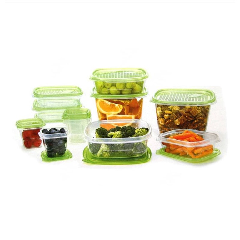 Ace Hardware Krishome Set 24 Pcs Clip And Fresh / Tempat Kotak / Toples  Makan set - Hijau