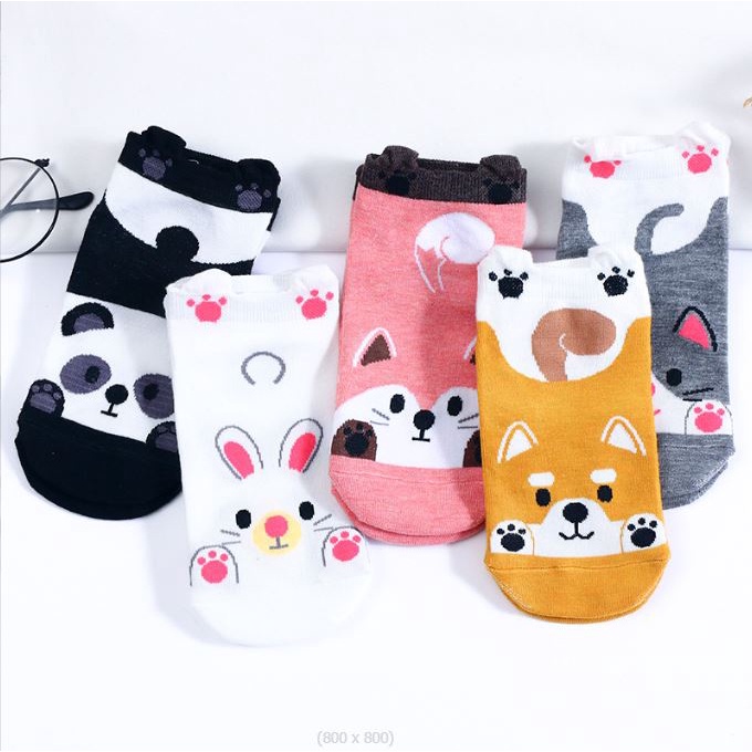 BV.ID KK688 KAOS KAKI BAYI PENDEK KARAKTER  ANAK PEREMPUAN LAKI LAKI MOTIF HEWAN 3D LUCU BABY SOCKS KIDS CUTE UNIK ANTI SLIP