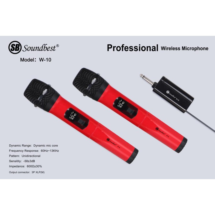 Mic Wireless Soundbest W10 Original Soundbest W 10 / Soundbest W8 / Soundbest W 8