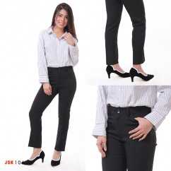 CELANA KANTOR WANITA BAHAN KATUN CELANA PANJANG KERJA FORMAL KULIAH MODIS TRENDY CEWEK JSK JEANS