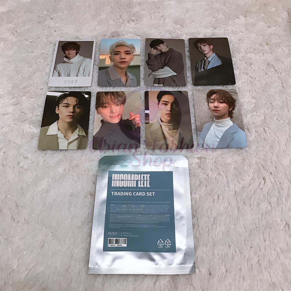 SEVENTEEN TC inCOMPLETE Trading Card Set Unsealed