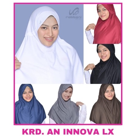 KERUDUNG SEKOLAH JILBAB RABBANI LX  (PITA SEMBUNYI )