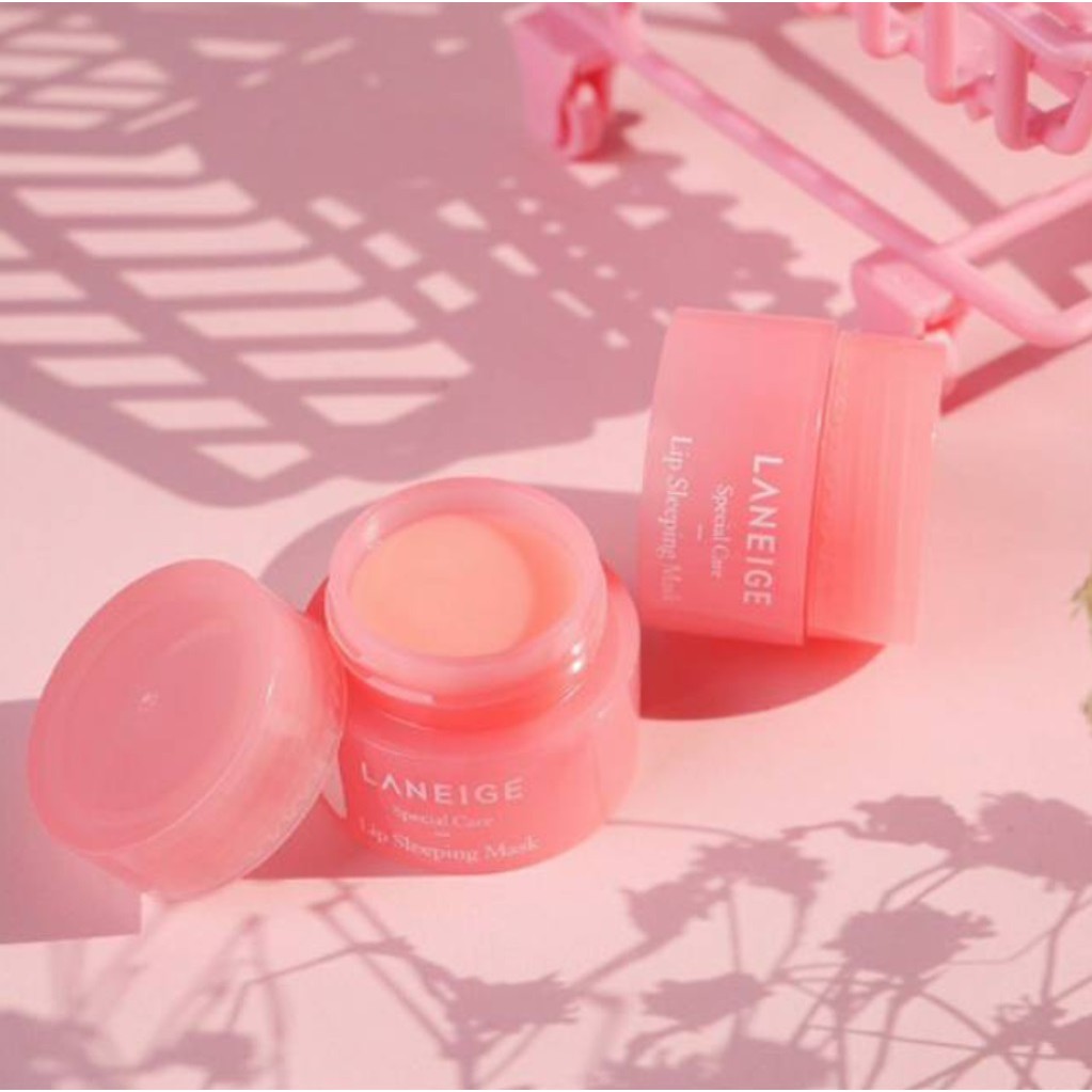 LANEIGE Lip Sleeping Mask Berry PINK 100% ORIGINAL Korea / Bibir Merah Bibir Pink Alami Tahan Lama / Lipbalm Liptint Pelembab Bibir Pemerah Bibir / Lipgloss Lipcream PINK / Kosmetik Wanita Make Up TERLARIS