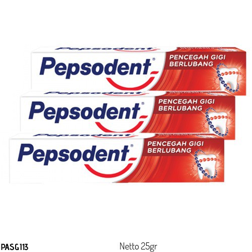 Jual PEPSODENT PASTA GIGI 25GR - ODOL - PASTA GIGI DEWASA - PASTA GIGI