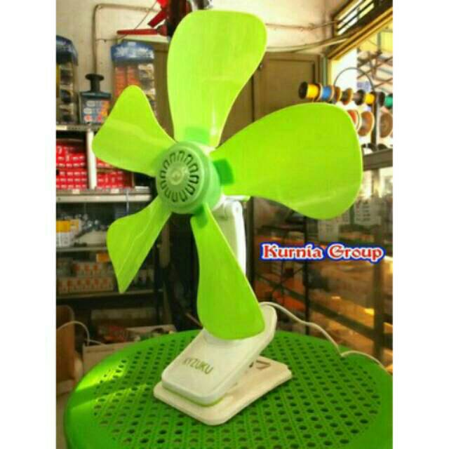 KIPAS ANGIN JEPIT KYZUKU 26W 29W 36W 37W 5 BALING DESK FAN MINI FAN WALL FAN TERMURAH 3IN1 KYUZUKU